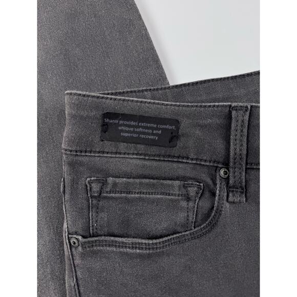 Mavi Alexa Mid-Rise Skinny Jeans – Dark‎ Grey Smoke Supersoft, Size 27/33, New - Picture 8 of 12